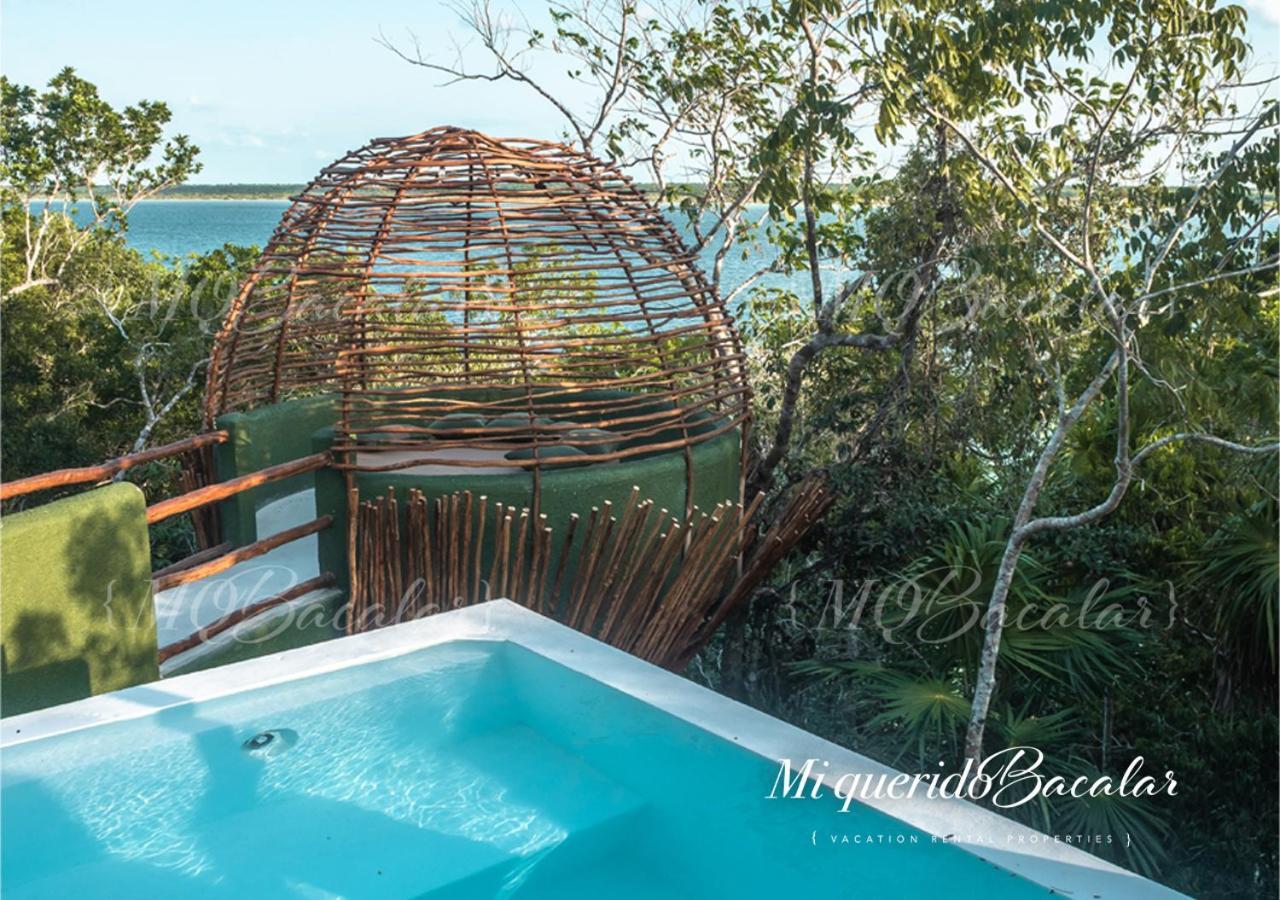 Вілла Casa Pibe, Private Jacuzzi, Pier And Rooftop Бакалар Екстер'єр фото